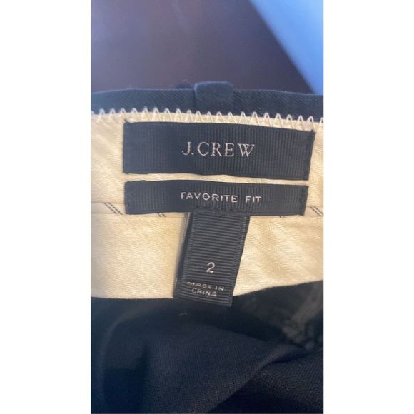 J.Crew Favorite Fit Black trouser pants A1209 woman’s 2 - Picture 4 of 6